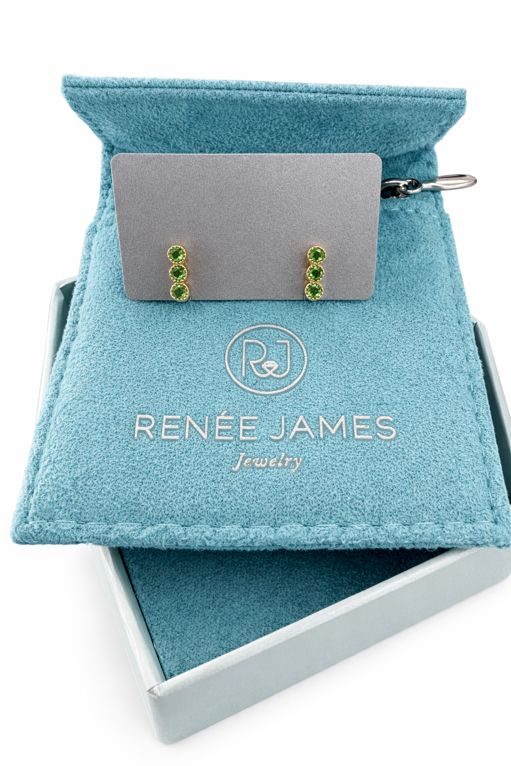 Tsavorite Garnet Studs
