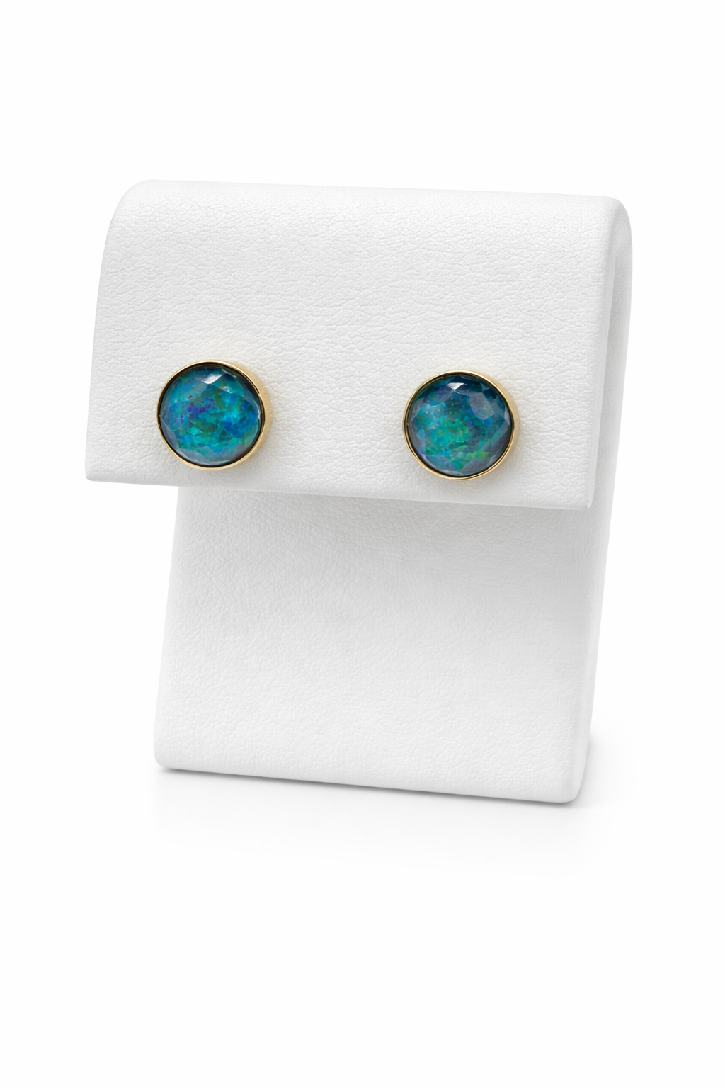 Opal & Topaz Studs