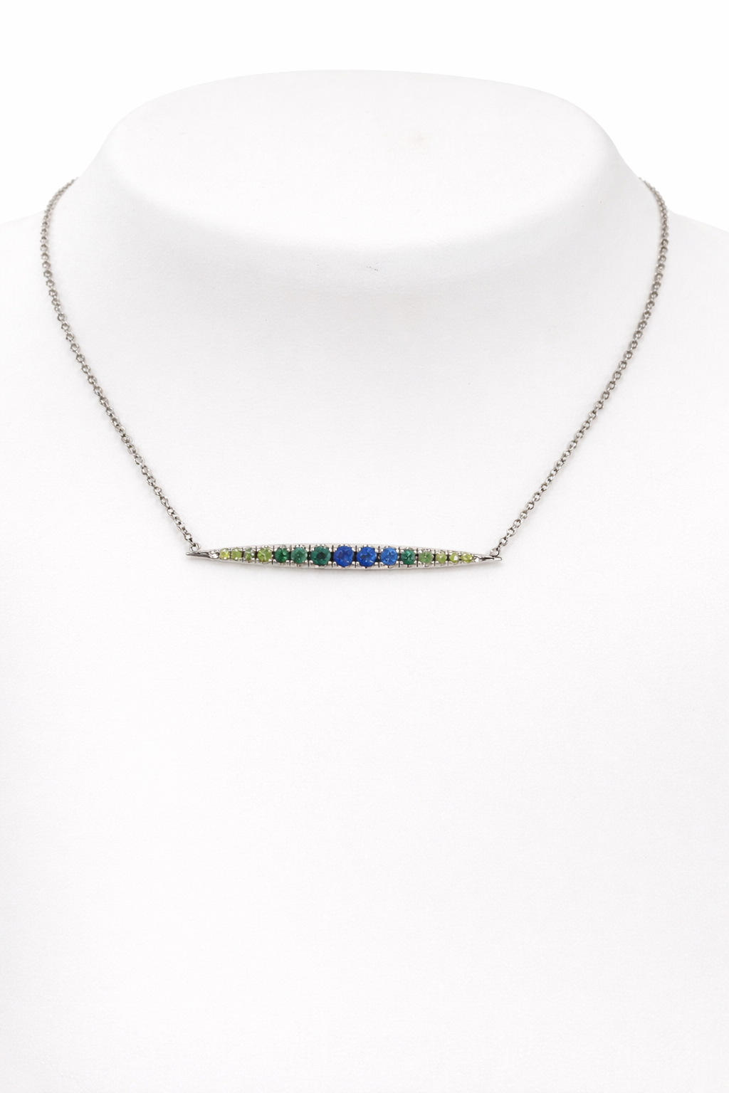 Ombré Montana Sapphire Bar Pendant