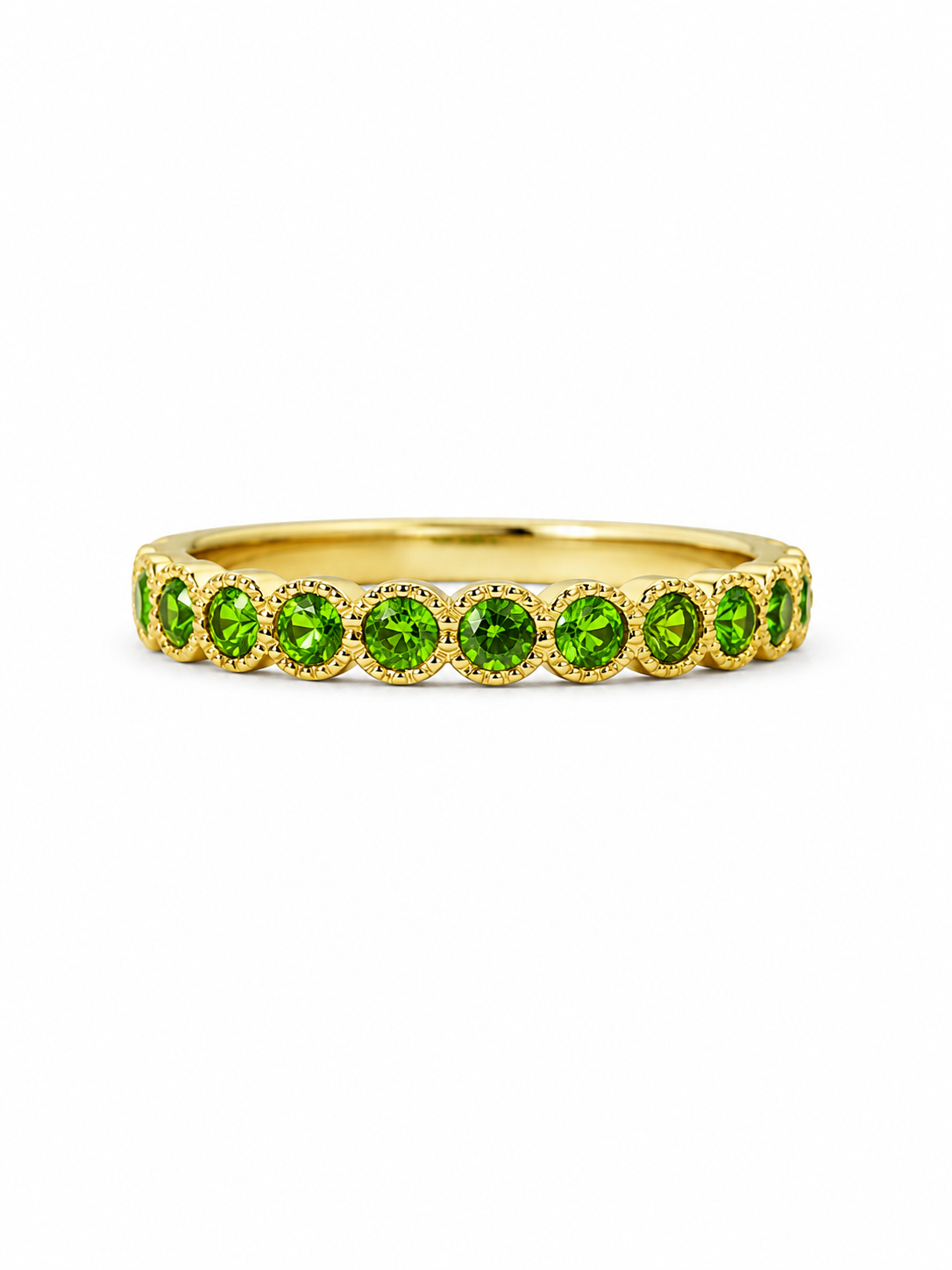 Tsavorite Garnet Band