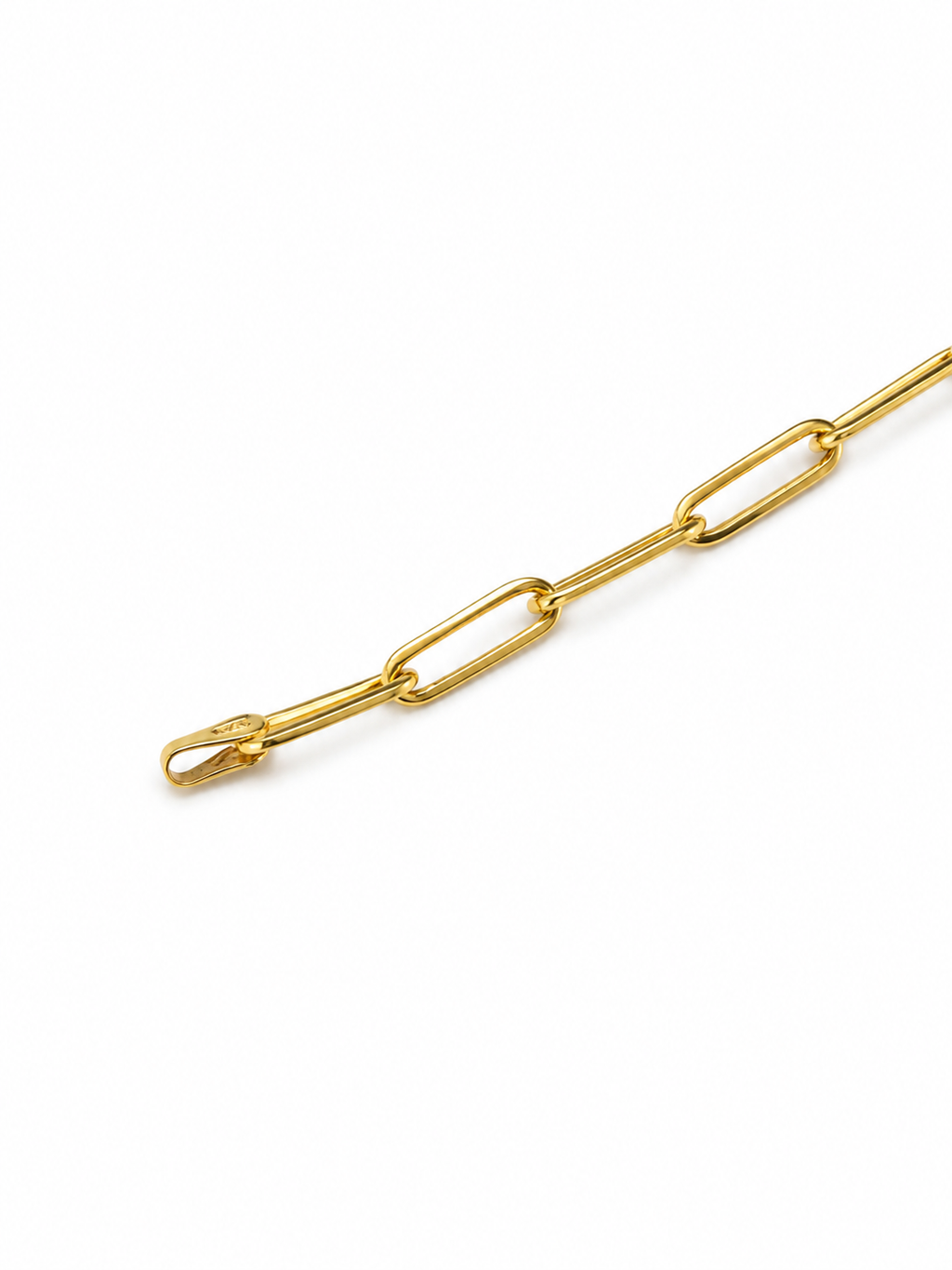 Bi-Color Tourmaline Paperclip Bracelet