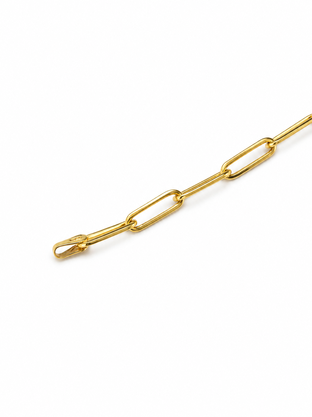 Bi-Color Tourmaline Paperclip Bracelet