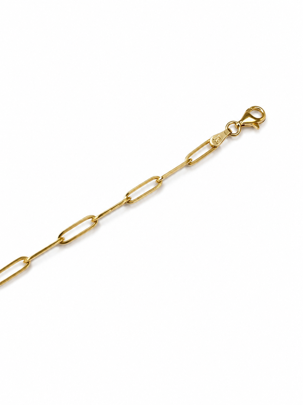 Bi-Color Tourmaline Paperclip Bracelet