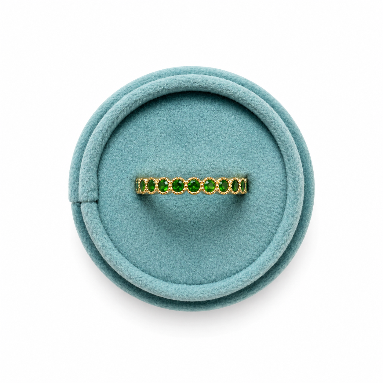 Tsavorite Garnet Band