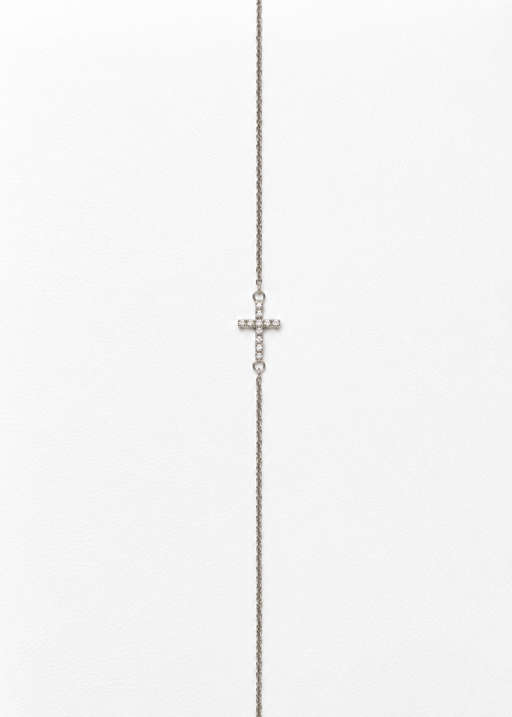 Diamond Cross Bracelet