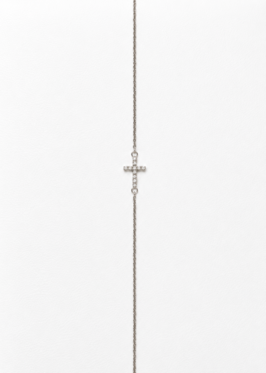 Diamond Cross Bracelet