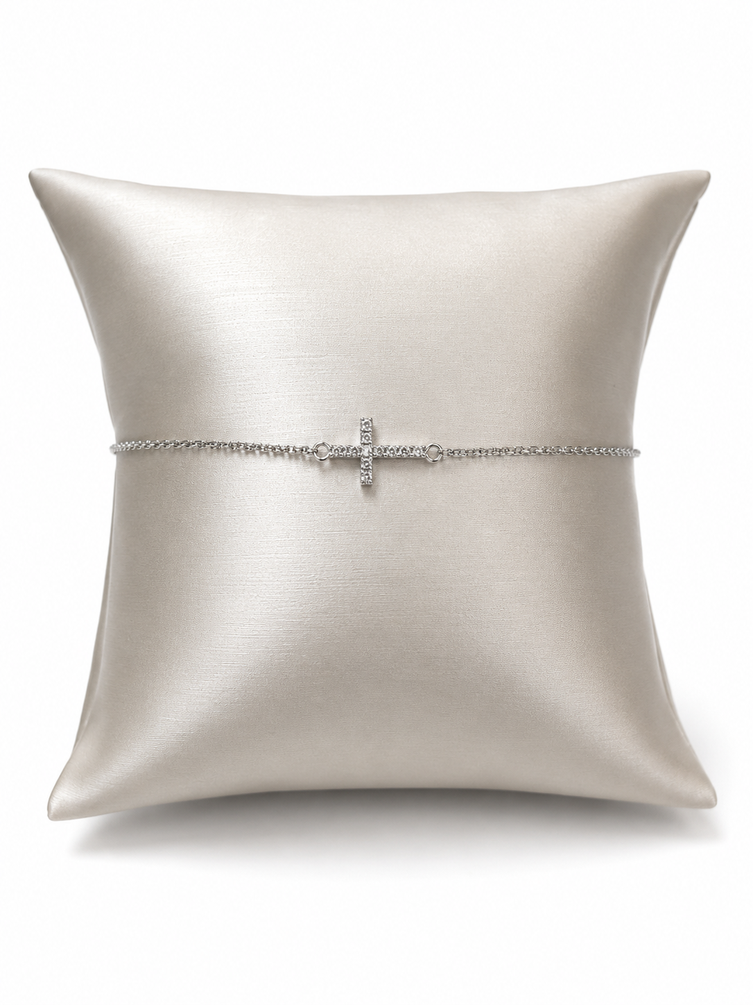 Diamond Cross Bracelet