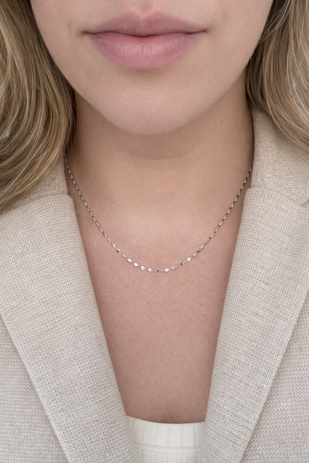 Fancy White Gold Chain