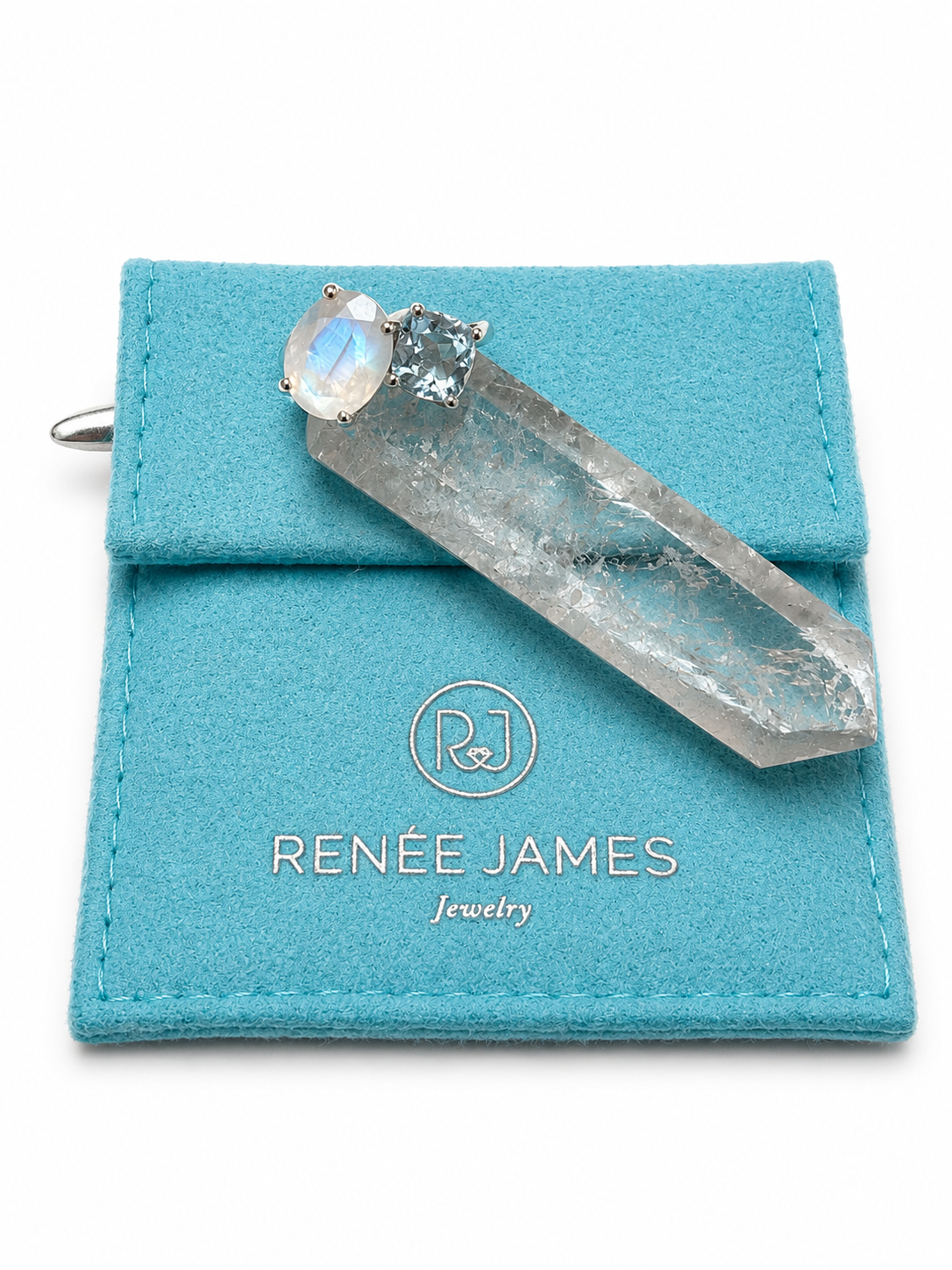 Moonstone & Aquamarine Ring