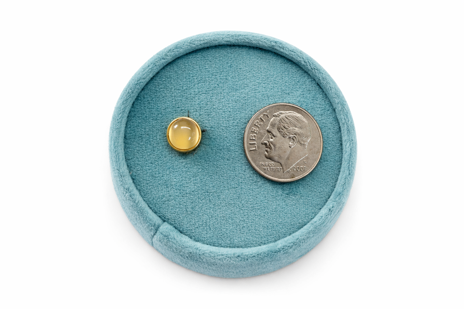 Cat's Eye Moonstone Studs