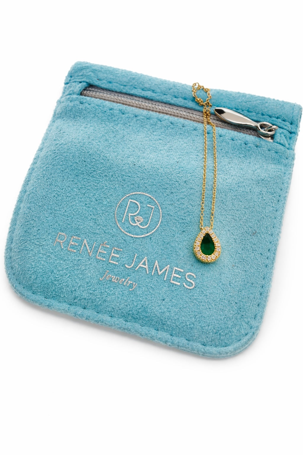 Pear Emerald Pendant