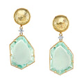 Aquamarine Convertible Earrings