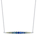 Ombré Montana Sapphire Bar Pendant
