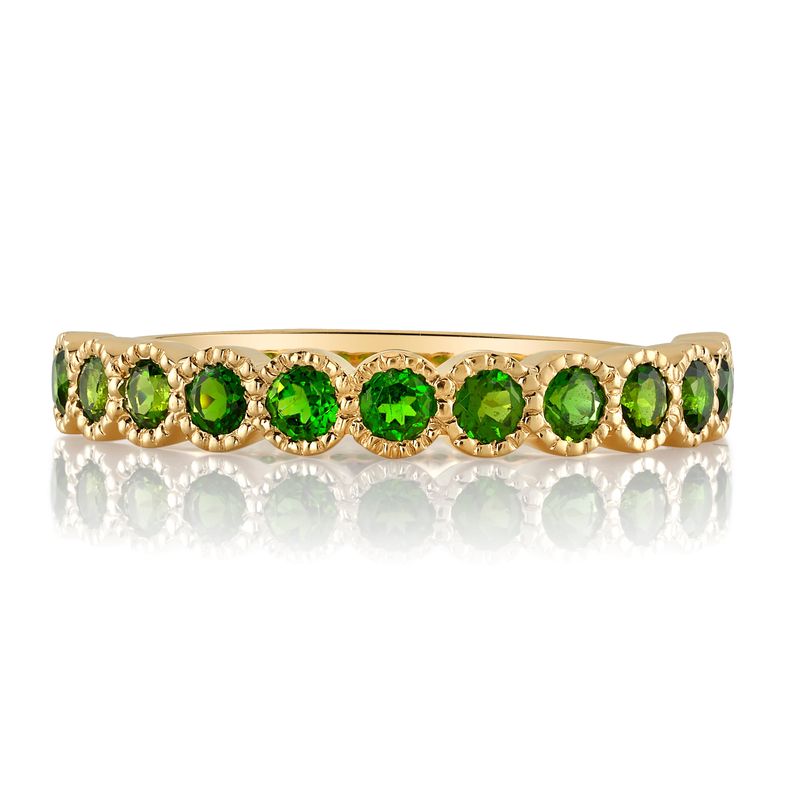 Tsavorite Garnet Band
