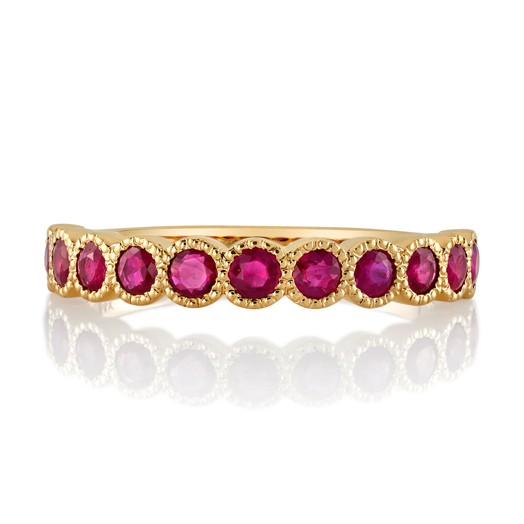 Ruby Bezel Band
