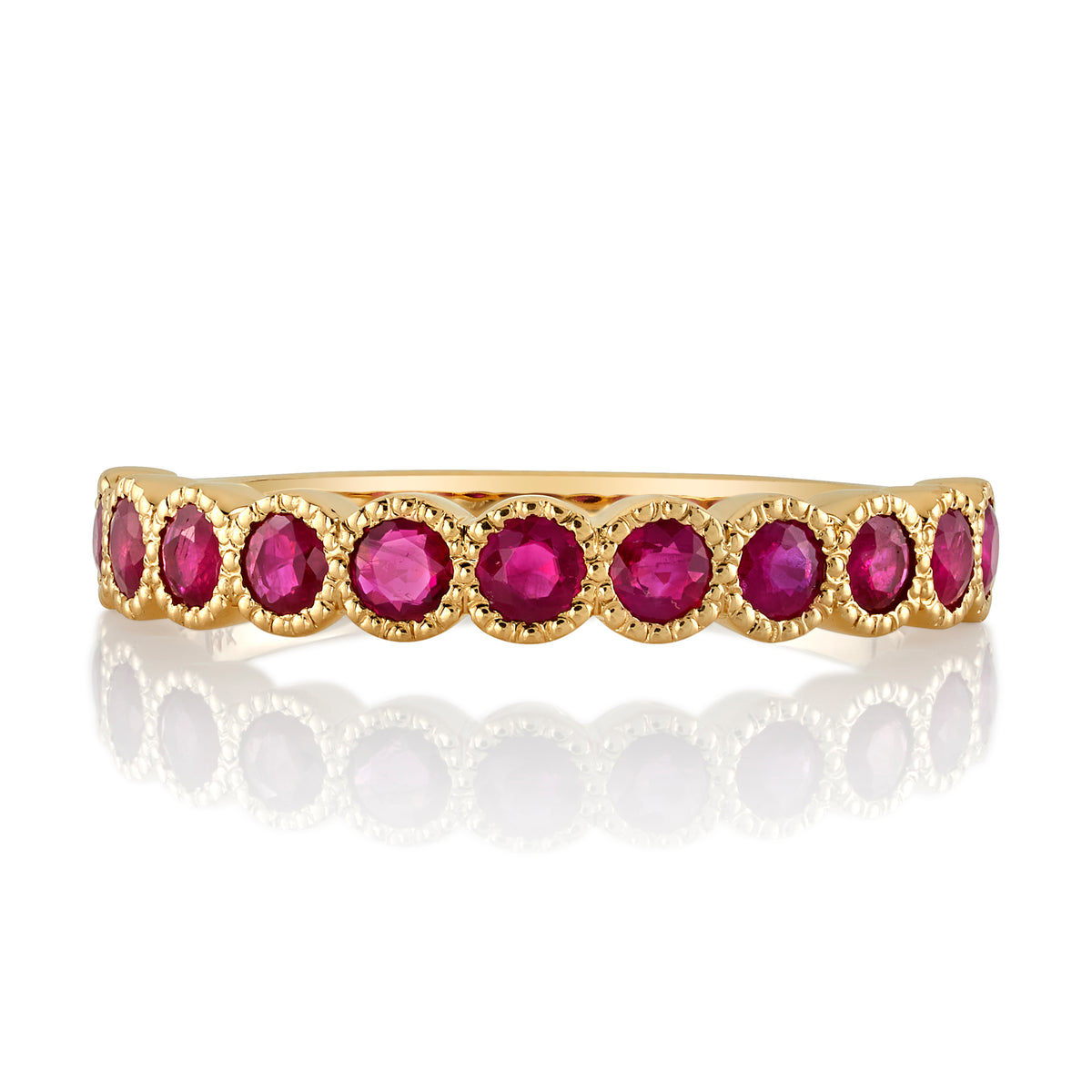 Ruby Bezel Band