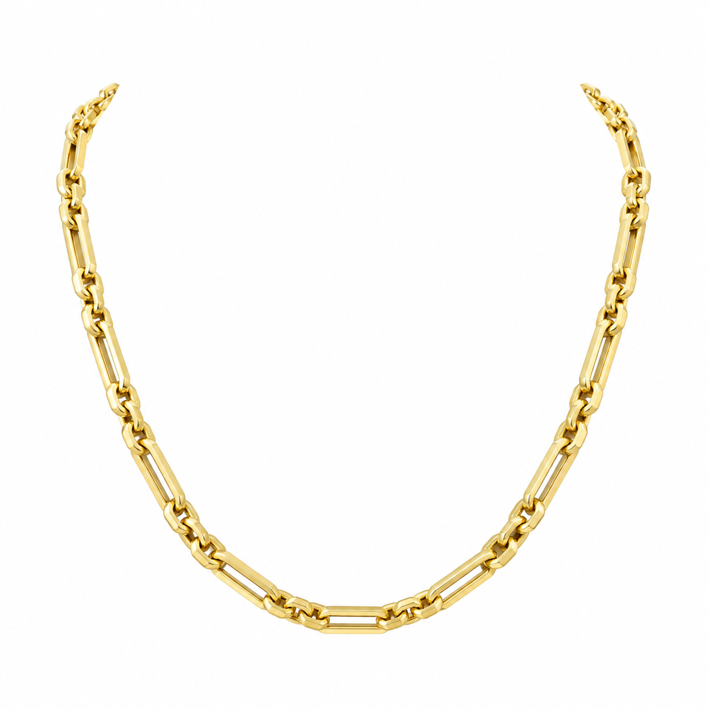 Large Paperclip YG Chain
