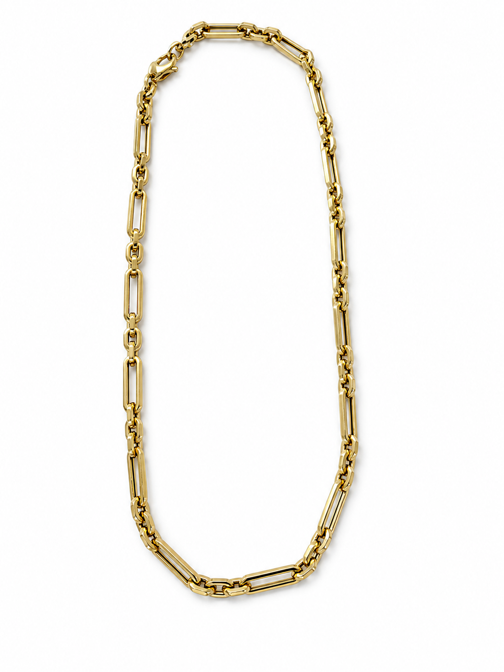 Large Paperclip YG Chain