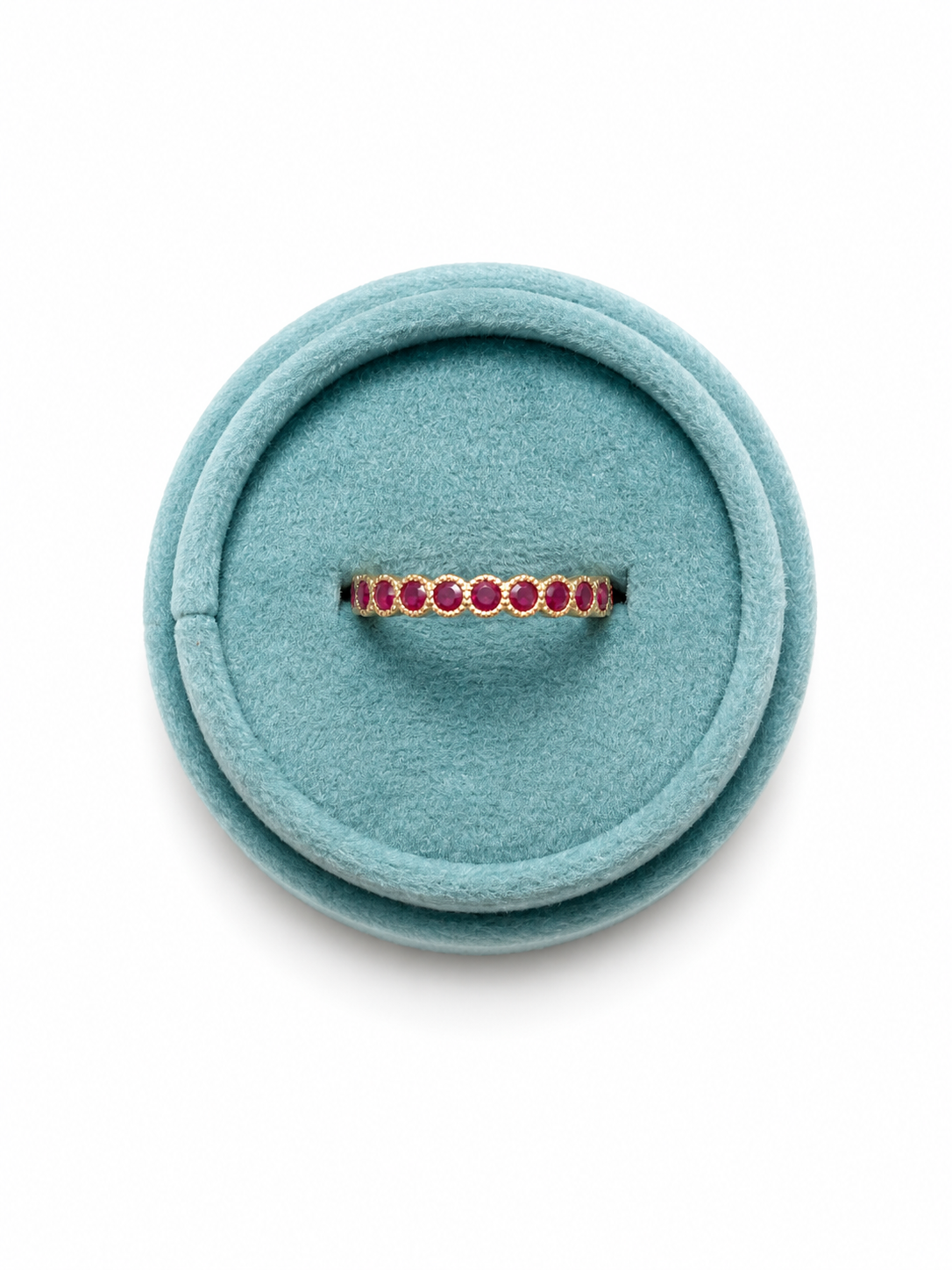 Ruby Bezel Band