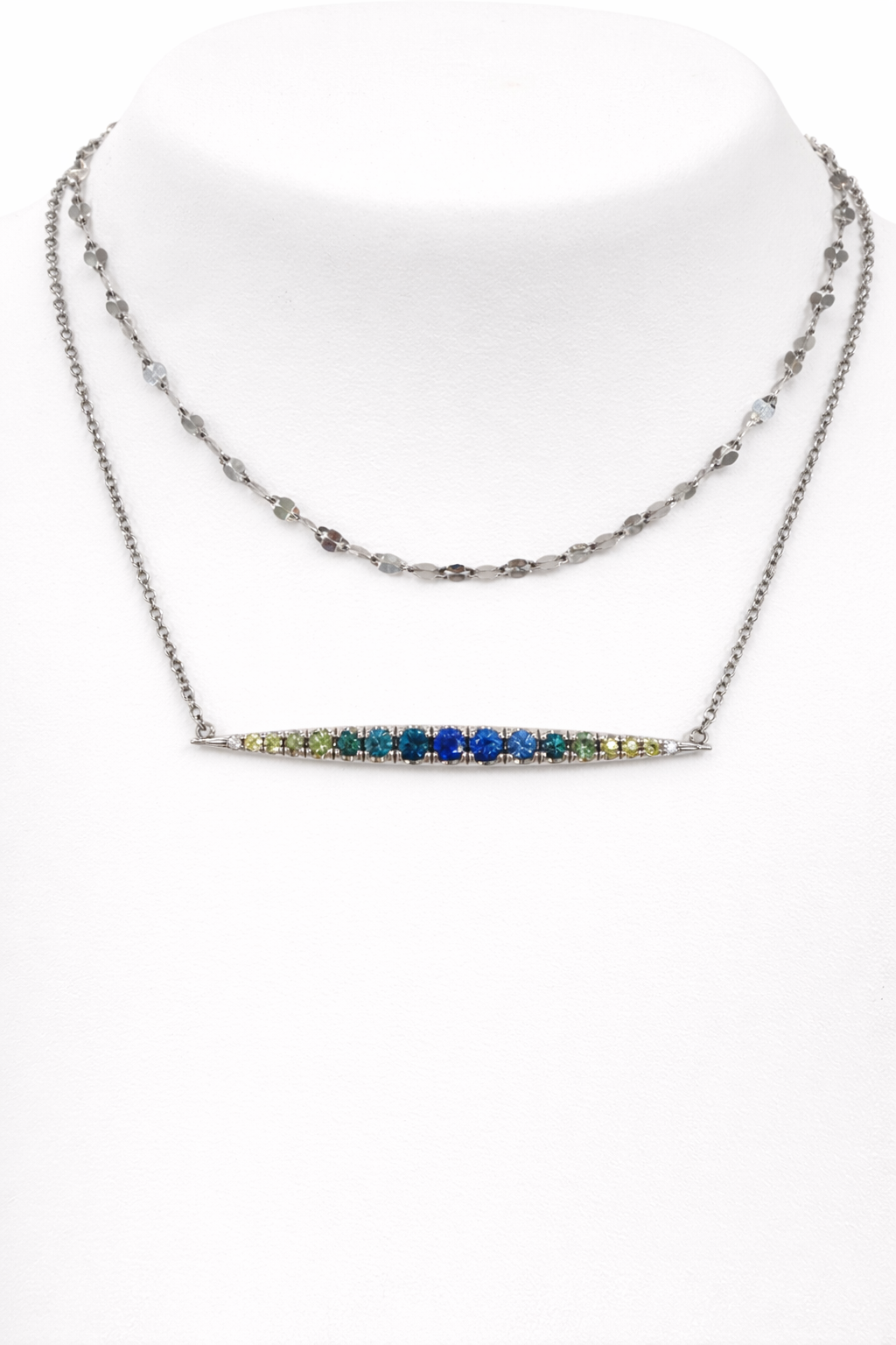 Ombré Montana Sapphire Bar Pendant