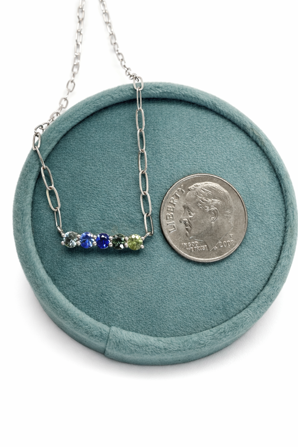Montana Sapphire Bar Pendant