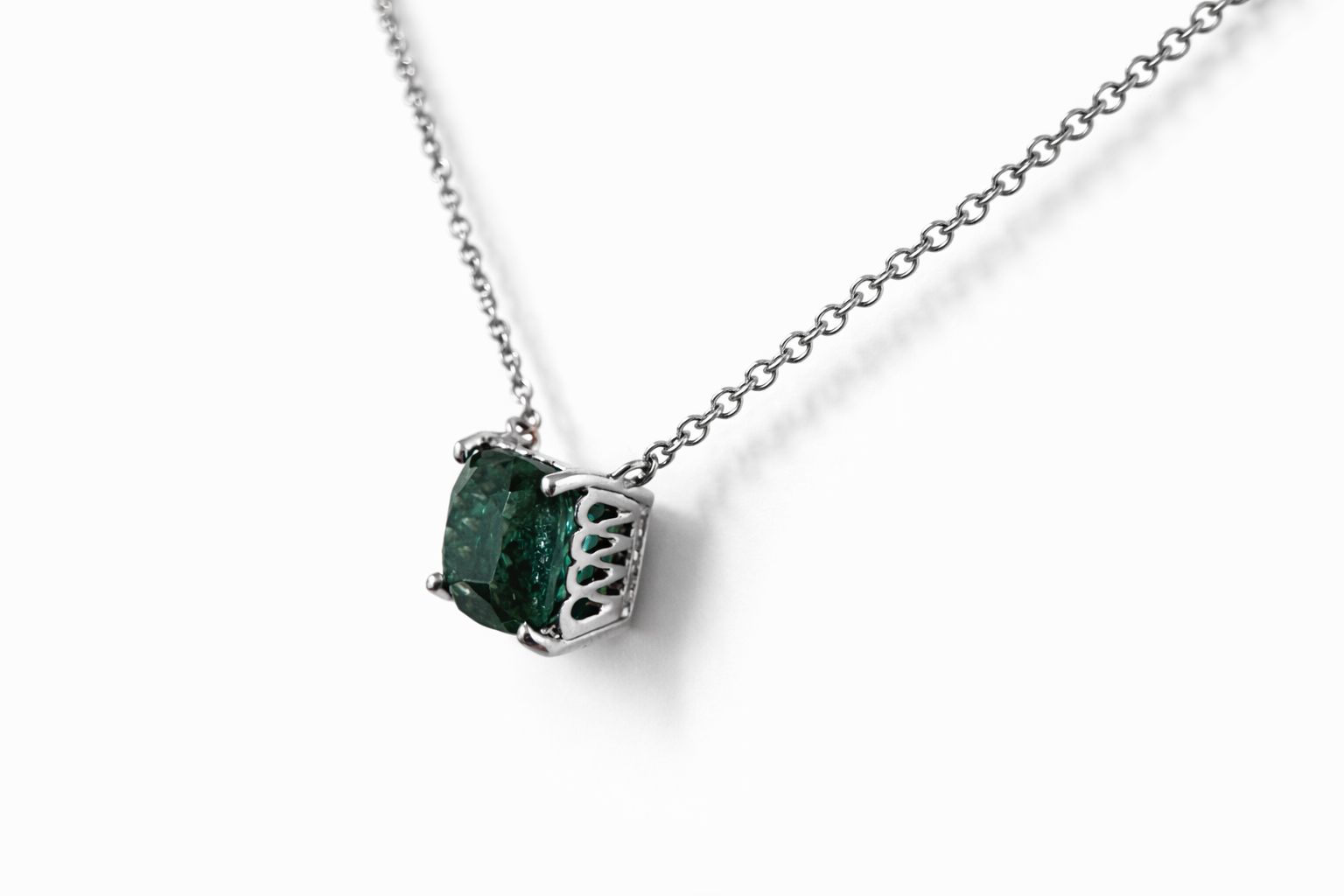 Teal Tourmaline Pendant
