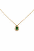 Pear Emerald Pendant