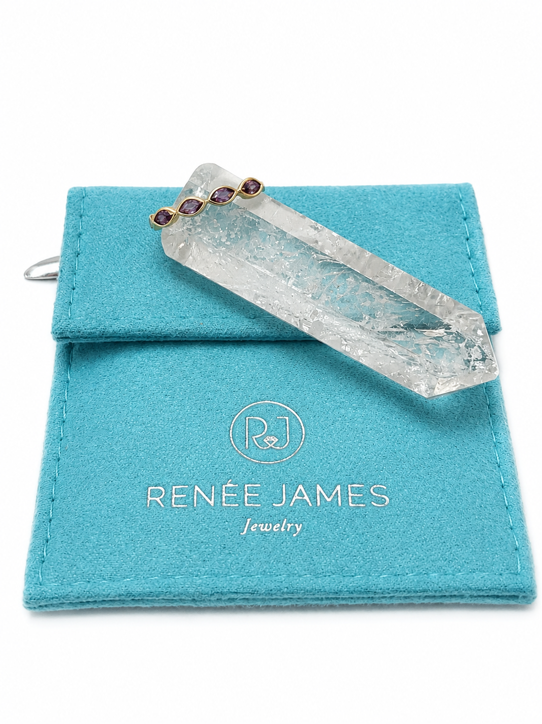 Amethyst Bezel Band