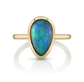 Opal Pear Ring